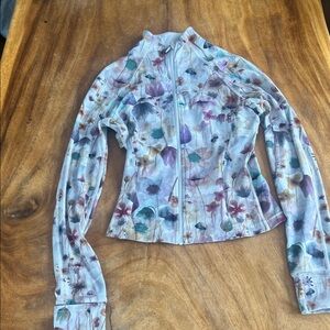 lululemon athletica Watercolor Floral Bomber Jacket - Pastel Multi